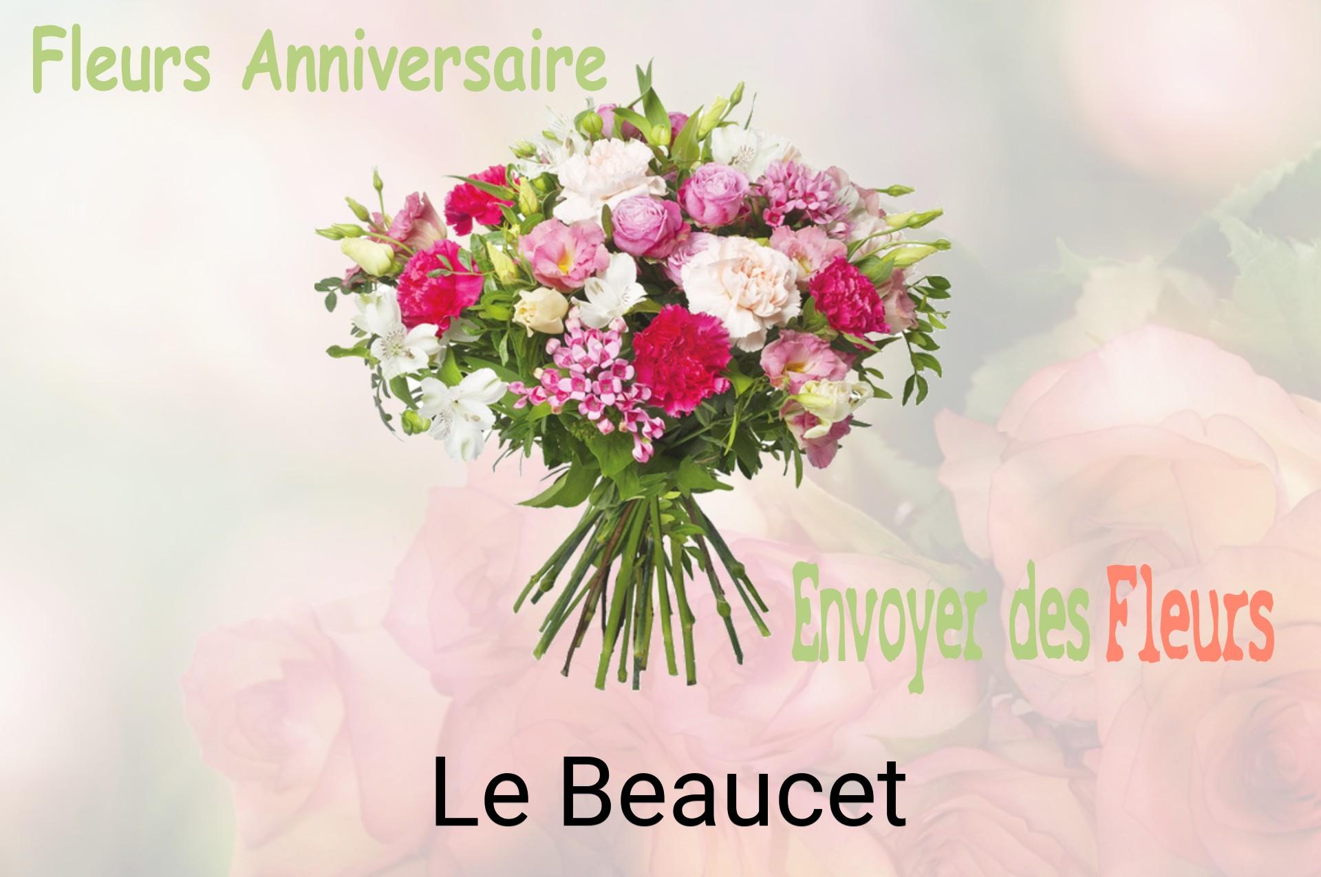Bouquet de fleurs d’anniversaire livré à Le Beaucet